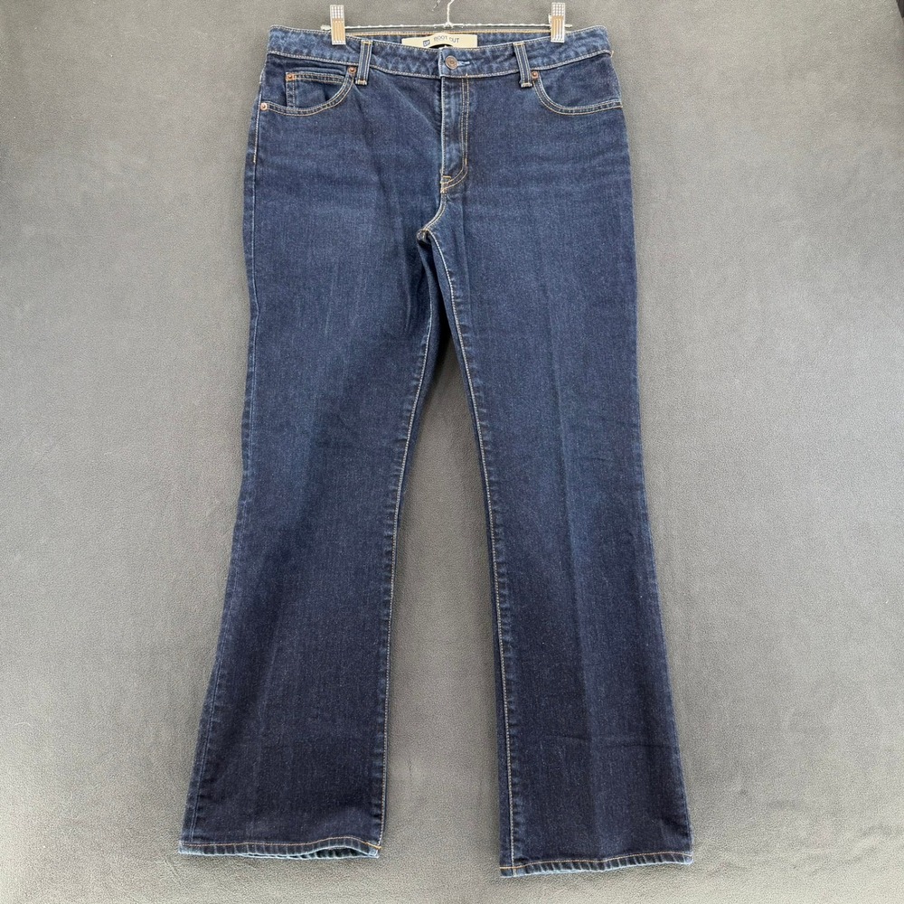 Vintage 2006 Gap Bootcut Stretch Jeans Women's Size 12 Regular Dark Wash Y2K 00s